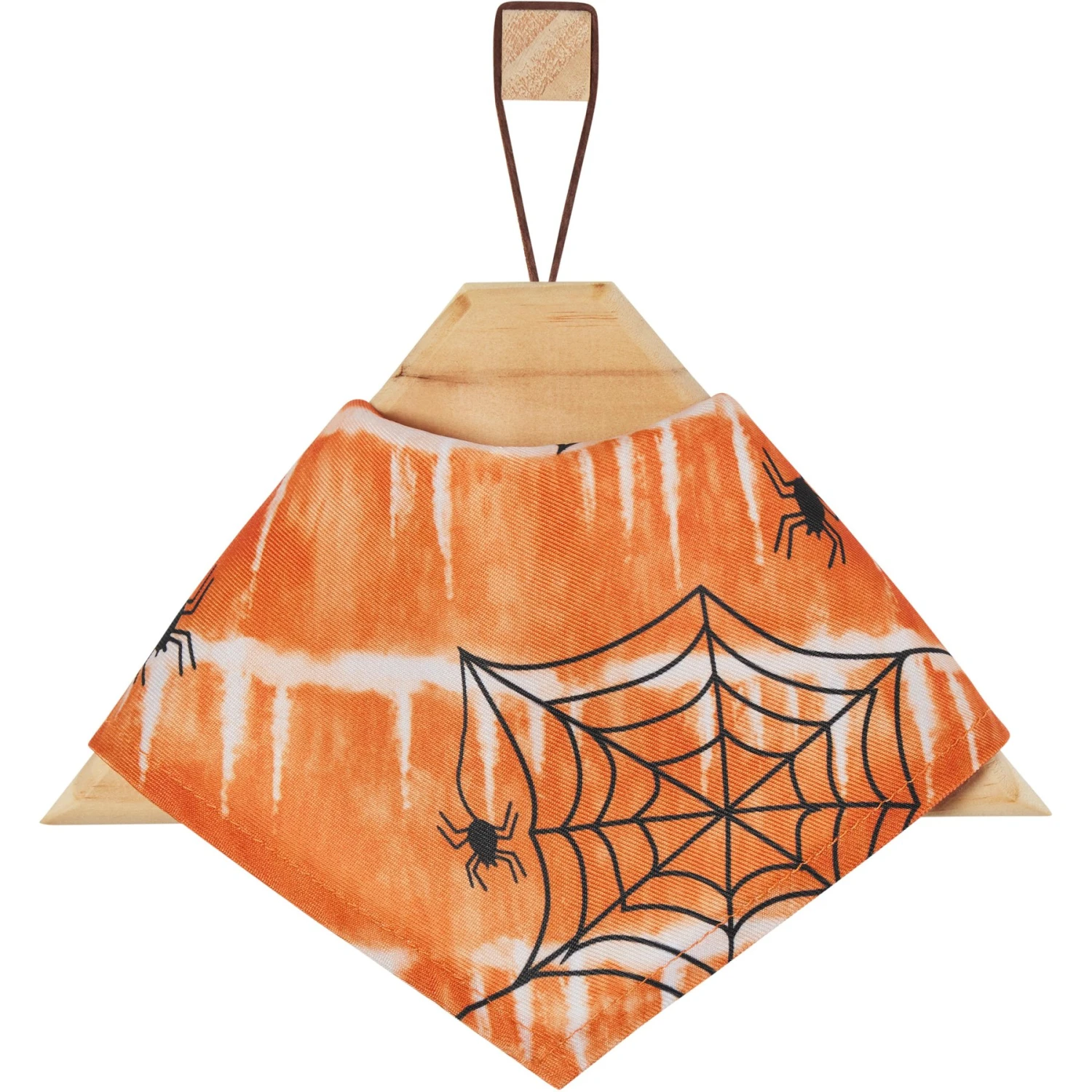 Frisco Orange Spiderweb Dog & Cat Costume Bandana 5 Frisco Orange Spiderweb Dog & Cat Costume Bandana - Image 5