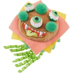 Frisco Haunted Burger Plush Cat Toy With Catnip
