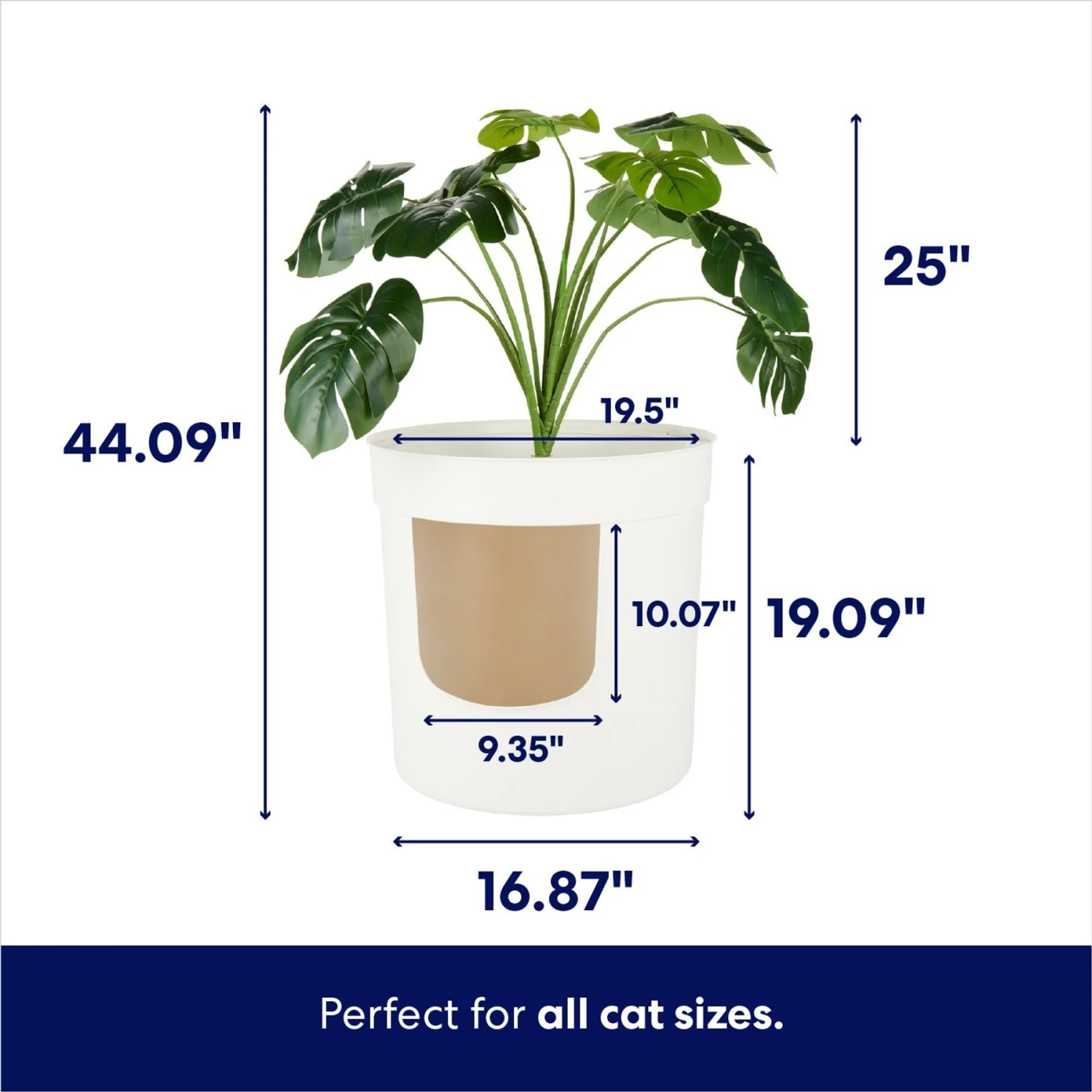 Frisco Hidden Planter Cat Litter Box, 16-in 3 Frisco Hidden Planter Cat Litter Box, 16-in - Image 3