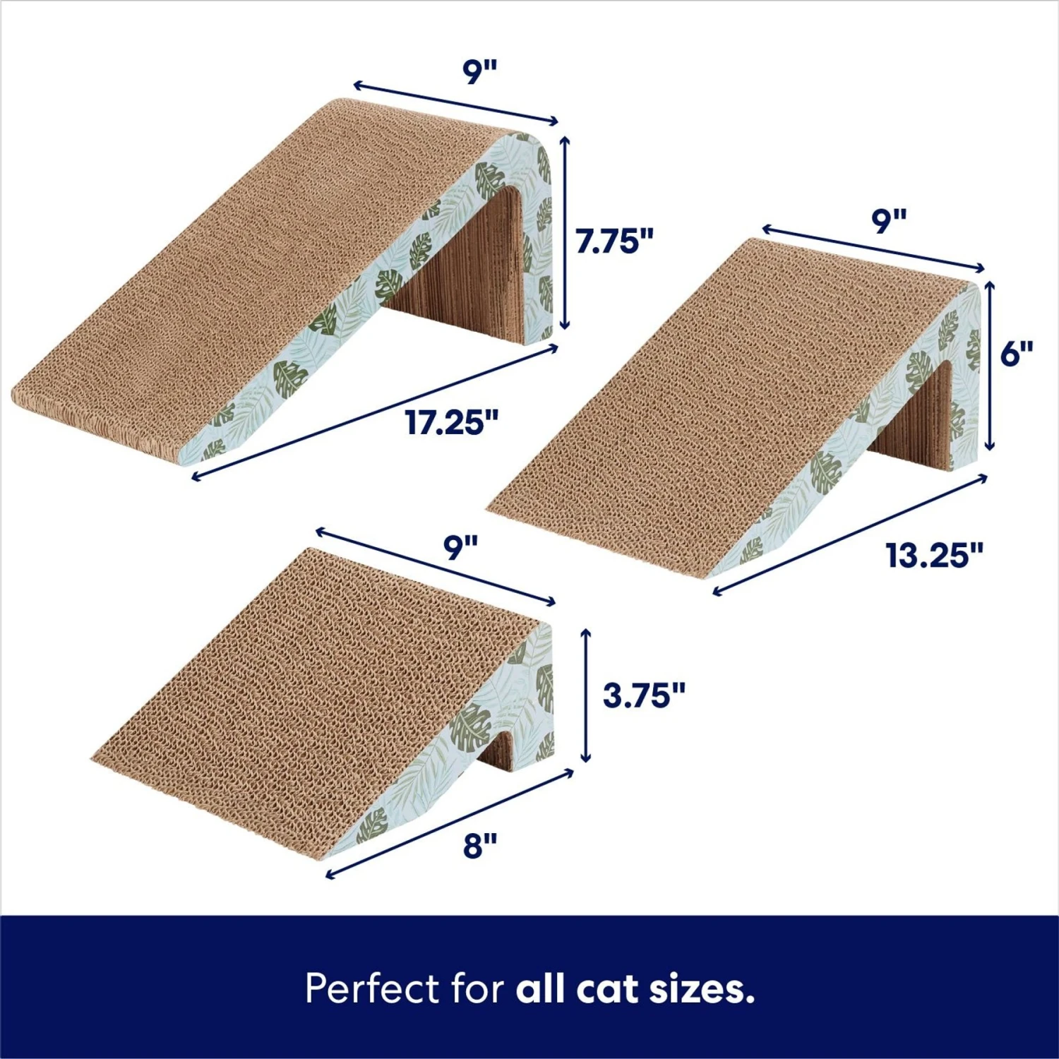 Frisco Nesting Cat Scratcher Toy With Catnip, Tropical Paradise 2 Frisco Nesting Cat Scratcher Toy With Catnip, Tropical Paradise - Image 2