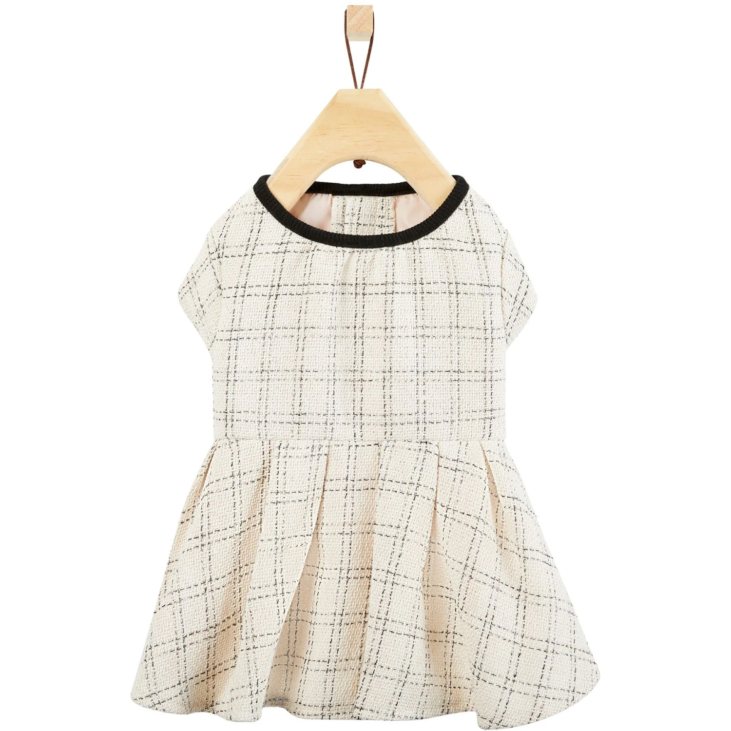 Frisco Tweed Weave Ruffle Skirt Dog & Cat Dress 4 Frisco Tweed Weave Ruffle Skirt Dog & Cat Dress - Image 4