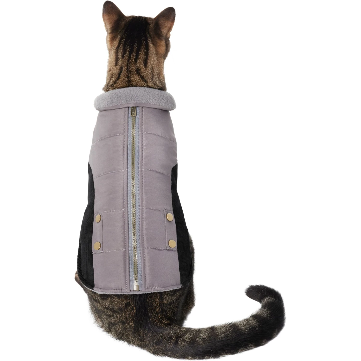 Frisco Mediumweight Faux Zipper Dog & Cat Jacket 1 Frisco Mediumweight Faux Zipper Dog & Cat Jacket