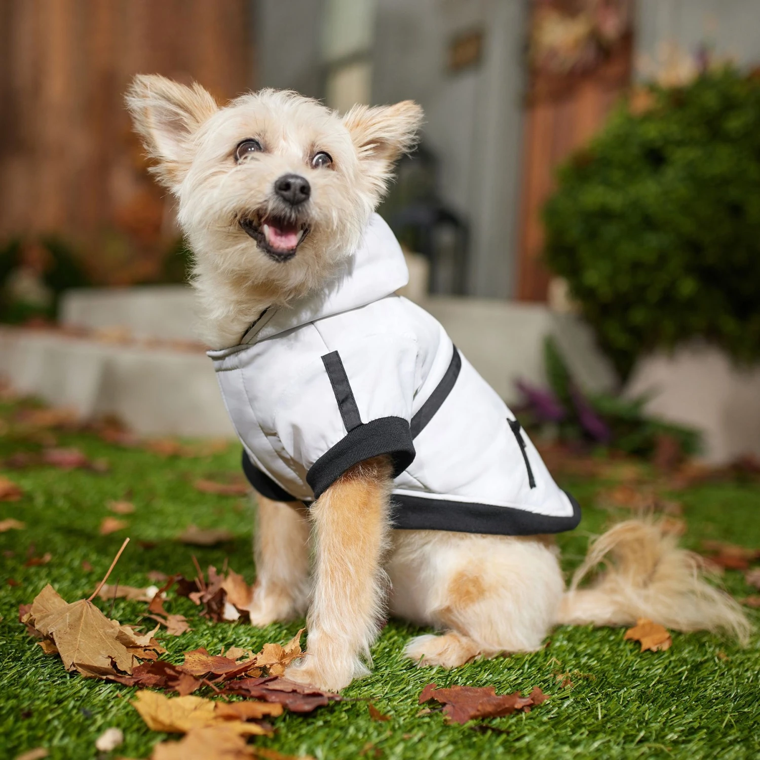 Frisco Mid-Heavyweight White Camouflage Dog & Cat Parka 7 Frisco Mid-Heavyweight White Camouflage Dog & Cat Parka - Image 7