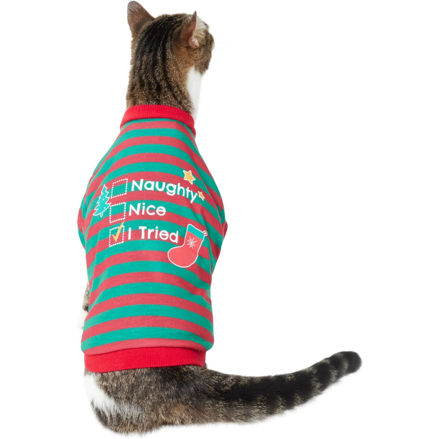 Frisco Naughty, Nice, I Tried Dog & Cat T-Shirt 1 Frisco Naughty, Nice, I Tried Dog & Cat T-Shirt