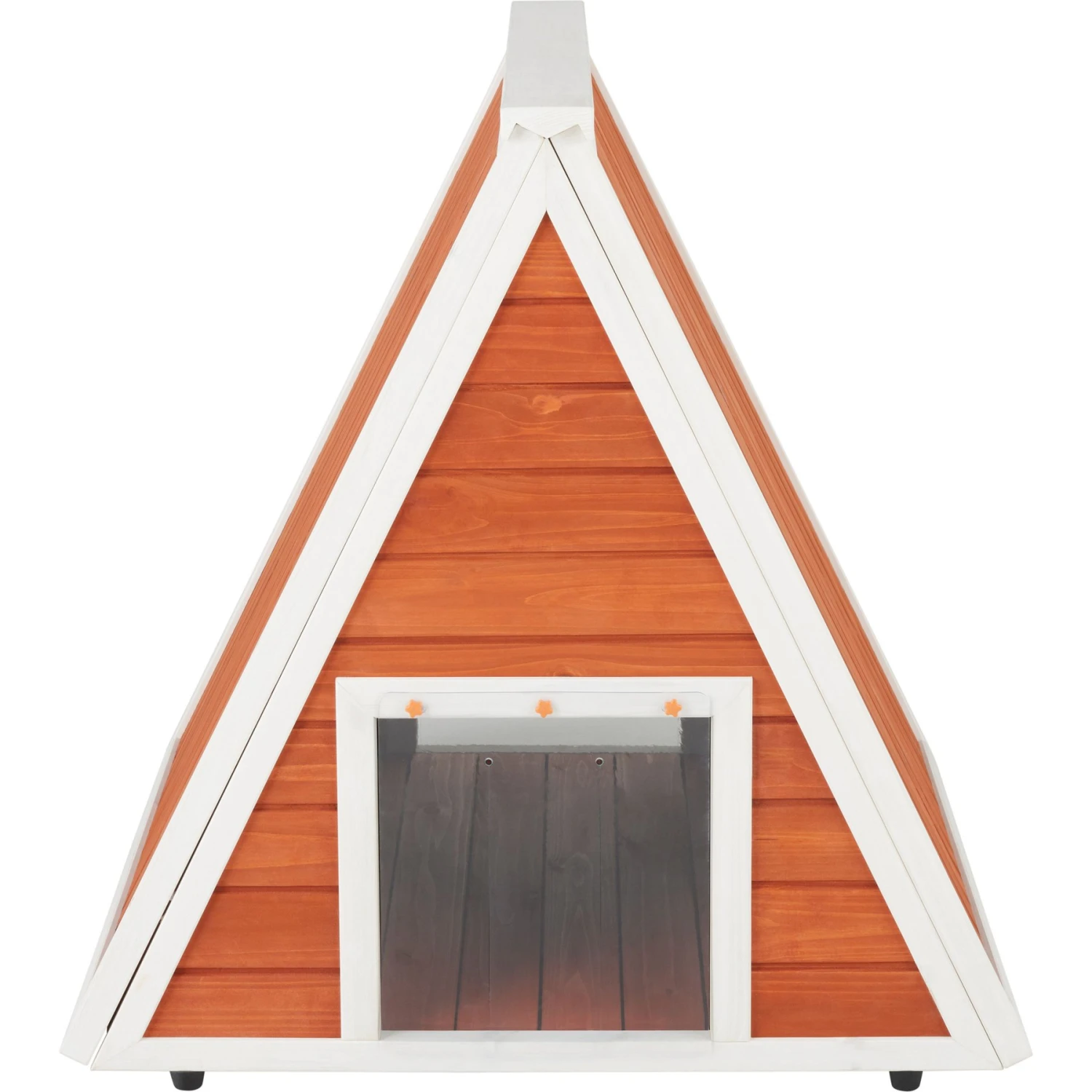 Frisco Outdoor Wooden A-Frame Cat House 3 Frisco Outdoor Wooden A-Frame Cat House - Image 3
