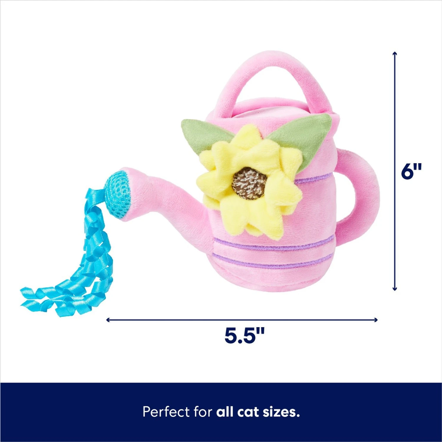 Frisco Spring Watering Can Plush Cat Toy With Catnip 2 Frisco Spring Watering Can Plush Cat Toy With Catnip - Image 2