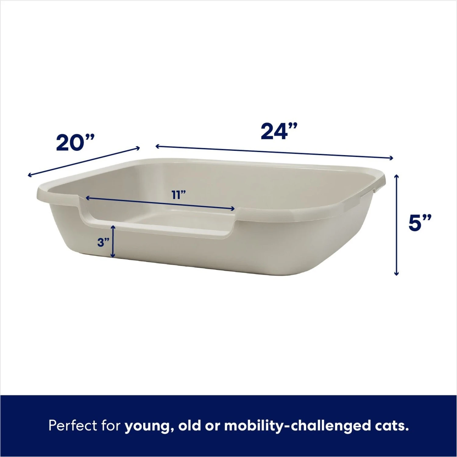 Frisco Senior And Kitten Cat Litter Box 2 Frisco Senior And Kitten Cat Litter Box - Image 2