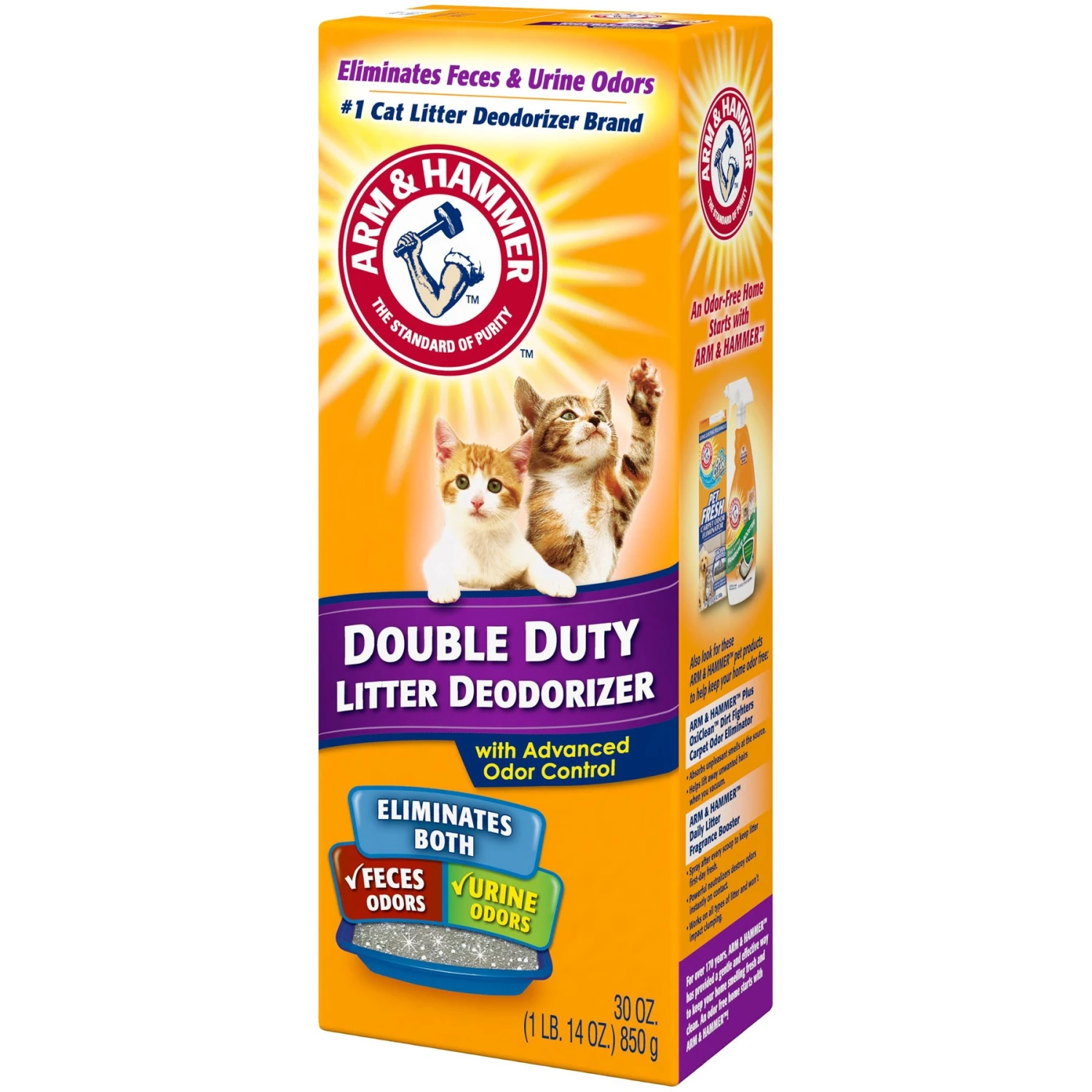 Frisco Multi-Cat Fresh Scented Clumping Clay Cat Litter & Arm & Hammer Litter Baking Soda Double Duty Cat Litter Deodorizer 8 Frisco Multi-Cat Fresh Scented Clumping Clay Cat Litter & Arm & Hammer Litter Baking Soda Double Duty Cat Litter Deodorizer - Image 8