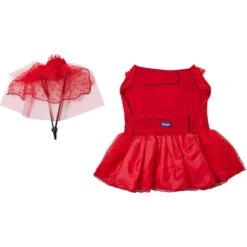 Frisco Red Ruffle Dog & Cat Dress + Headpiece 12 Frisco Red Ruffle Dog & Cat Dress + Headpiece -Frisco 707286 PT5. AC SS1800 V1689277340