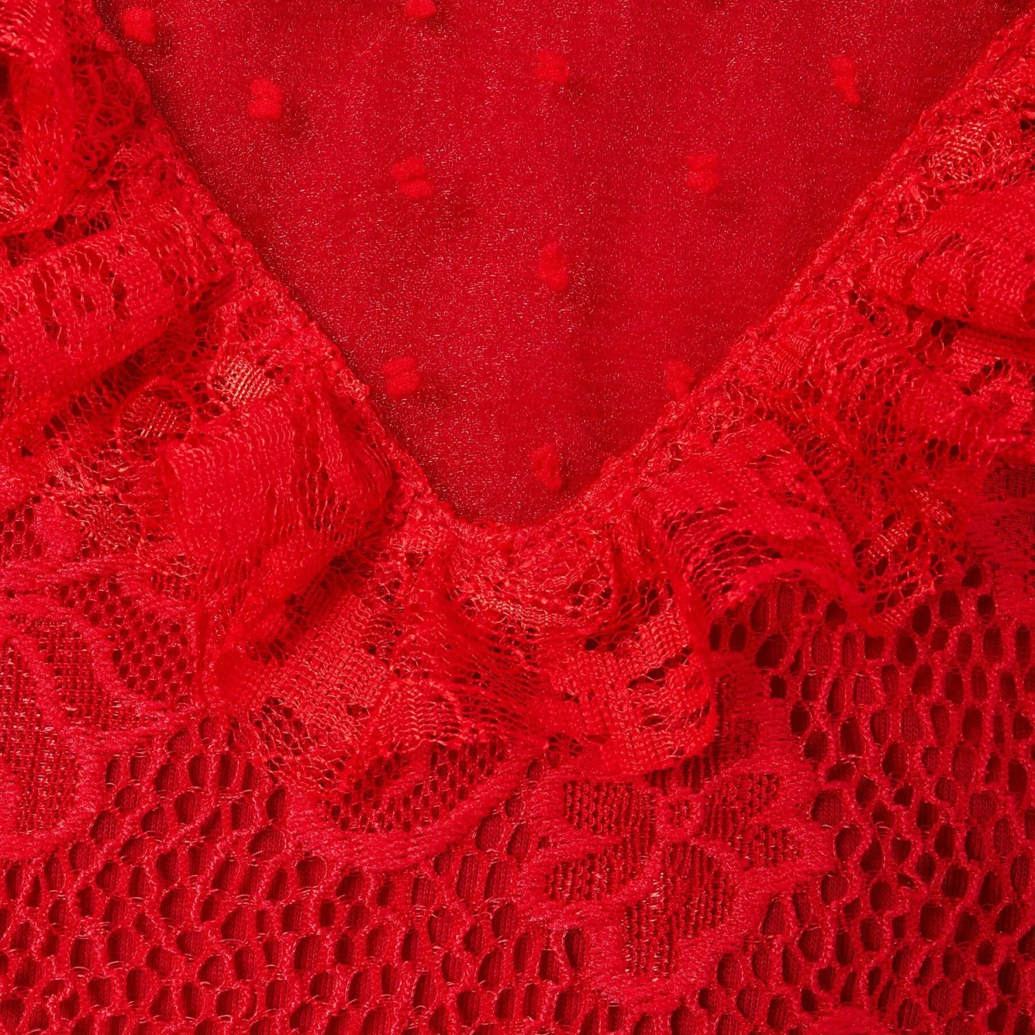 Frisco Red Ruffle Dog & Cat Dress + Headpiece 6 Frisco Red Ruffle Dog & Cat Dress + Headpiece - Image 6