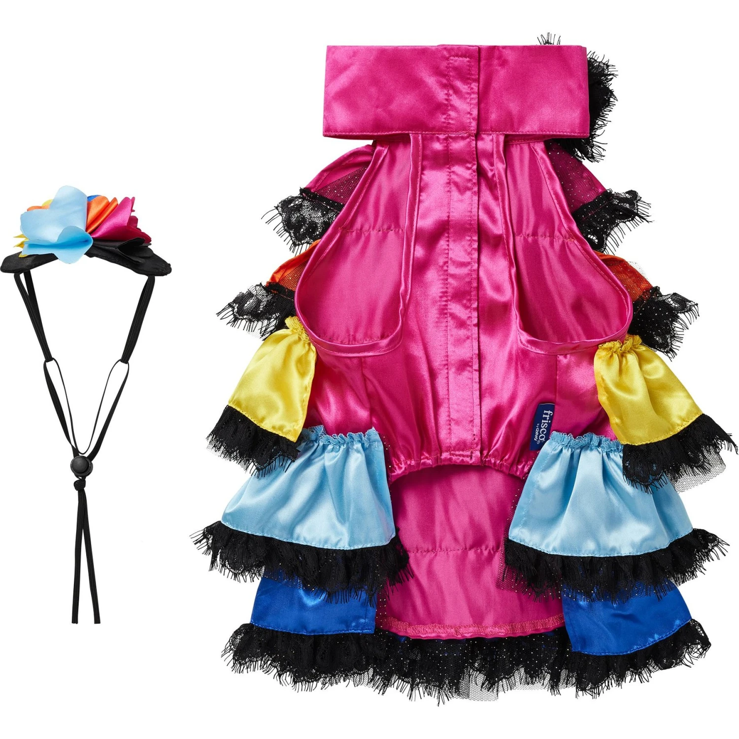 Frisco Ruffle Party Dog & Cat Dress + Headpiece 6 Frisco Ruffle Party Dog & Cat Dress + Headpiece - Image 6