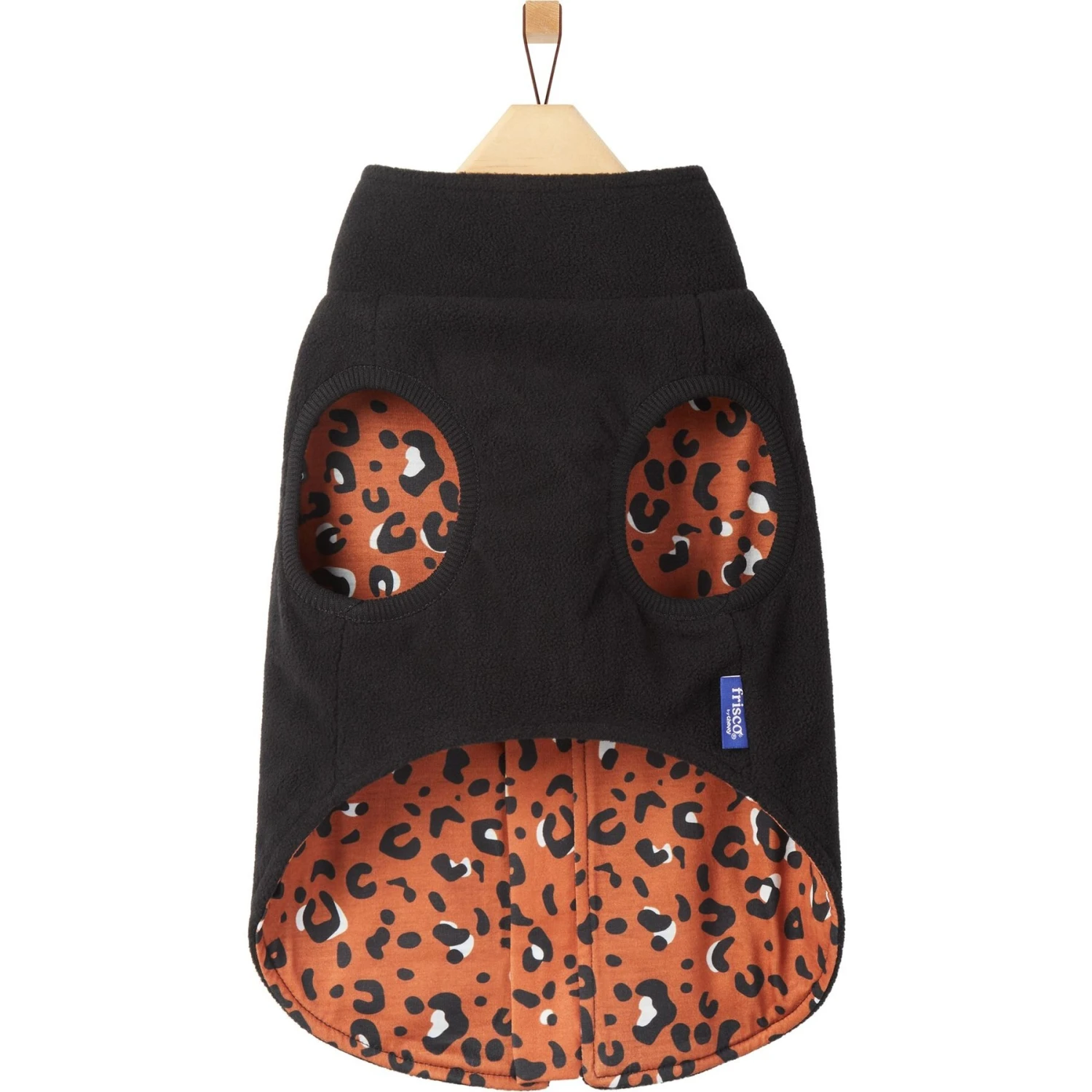 Frisco Light Weight Leopard Print Lined Fleece Dog & Cat Vest 5 Frisco Light Weight Leopard Print Lined Fleece Dog & Cat Vest - Image 5