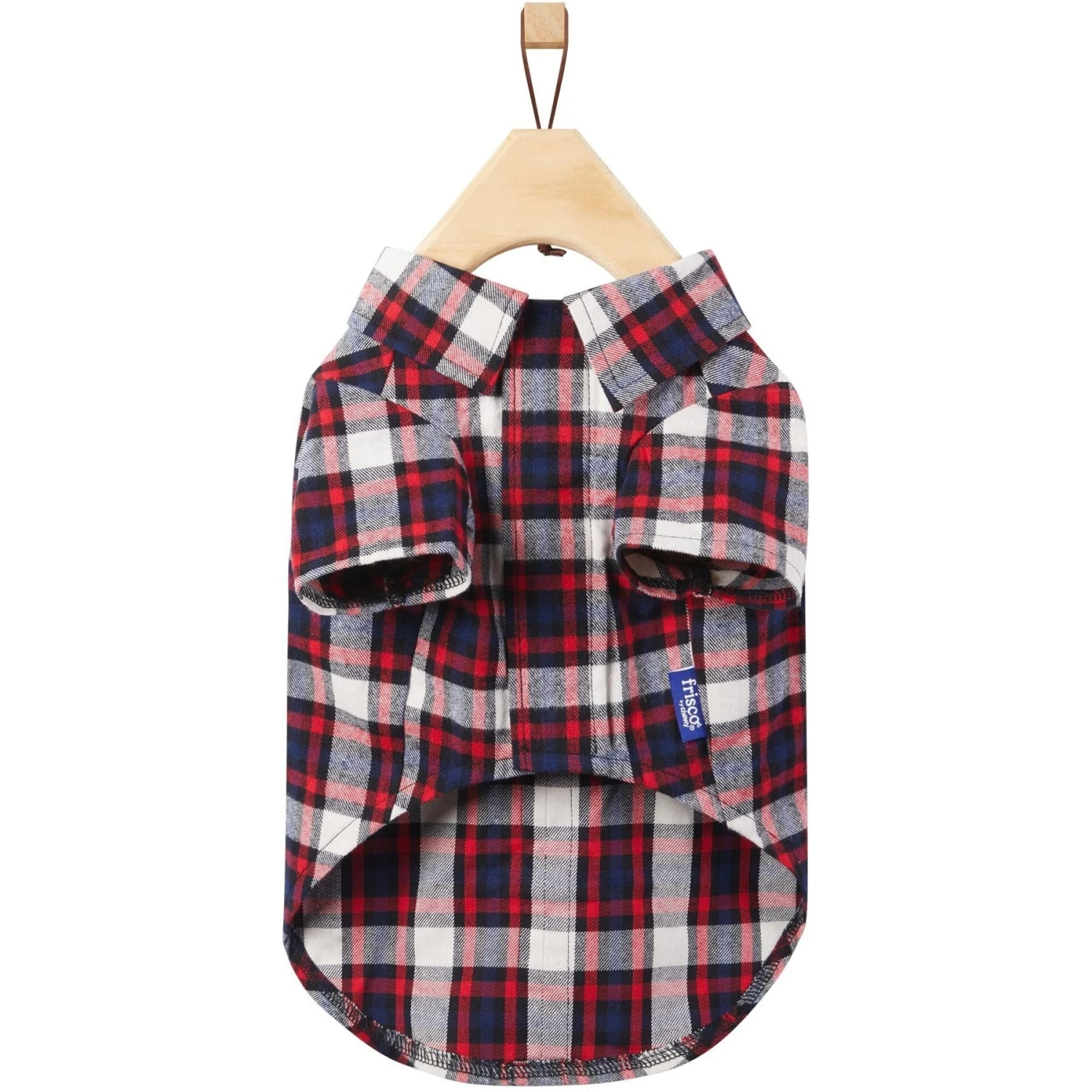Frisco Red & Blue Plaid Dog & Cat Flannel Shirt 5 Frisco Red & Blue Plaid Dog & Cat Flannel Shirt - Image 5