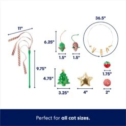 Frisco Holiday Cozy Christmas Sack Variety Pack Cat Toy With Catnip -Frisco 740054 PT2. AC SS1800 V1695046483
