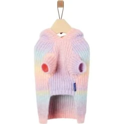 Frisco Soft Multi Stripe Ombre Dog & Cat Hooded Sweater 12 Frisco Soft Multi Stripe Ombre Dog & Cat Hooded Sweater -Frisco 742838 PT4. AC SS1800 V1693233980