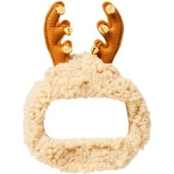 Frisco Sherpa Reindeer Dog & Cat Hat With Bells 10 Frisco Sherpa Reindeer Dog & Cat Hat With Bells -Frisco 745646 PT3. AC SS1800 V1694793503