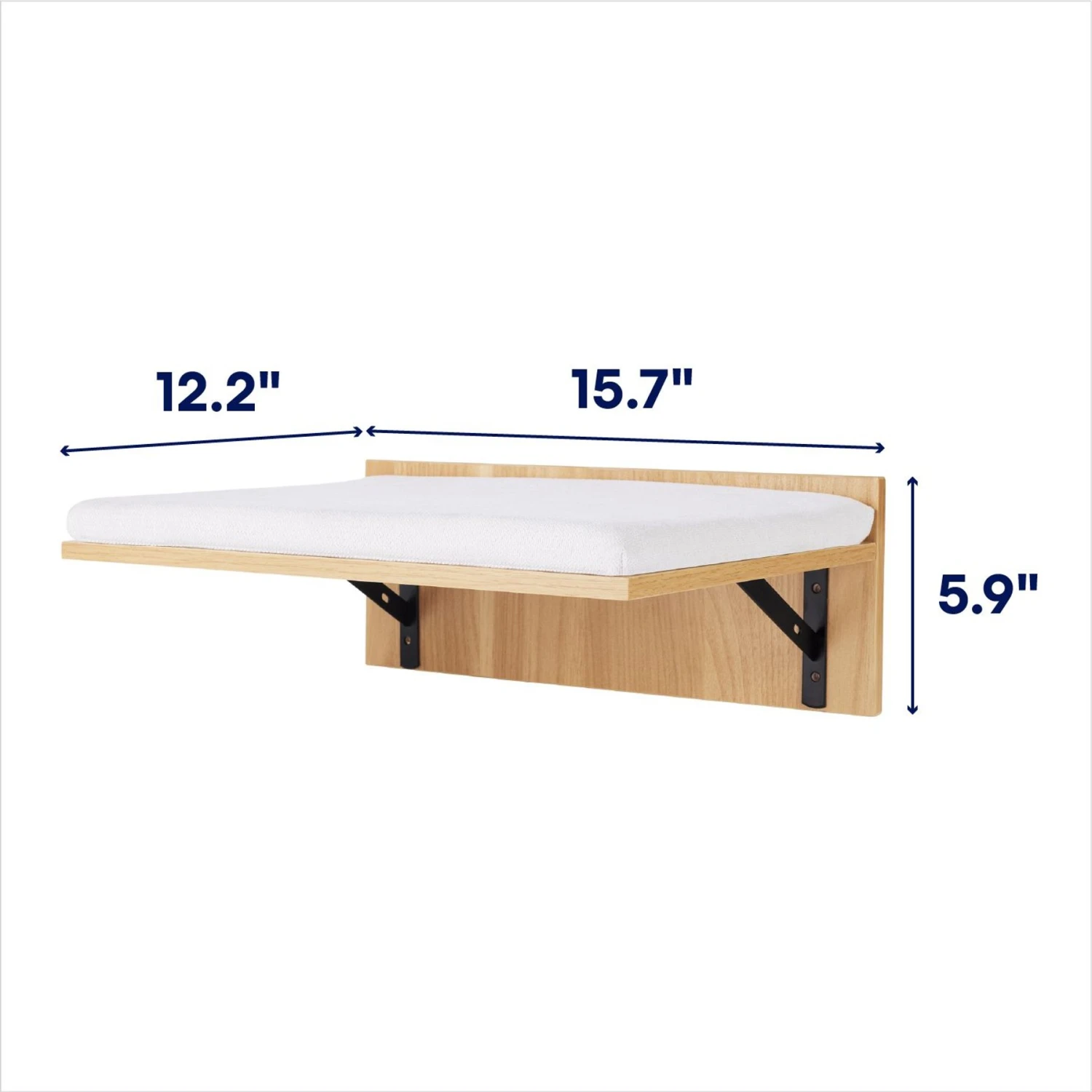 Frisco Cushioned Wall Mounted Cat Wall Shelf & Frisco Cat Silhouette With Bridge Wall Mounted Cat Wall Shelves 4 Frisco Cushioned Wall Mounted Cat Wall Shelf & Frisco Cat Silhouette With Bridge Wall Mounted Cat Wall Shelves - Image 4