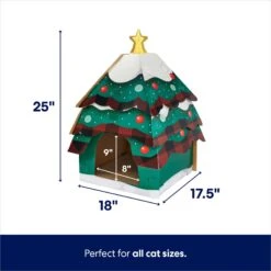 Frisco Holiday Log Cabin Cardboard Cat House & Frisco Holiday Christmas Tree Cardboard Cat House 15 Frisco Holiday Log Cabin Cardboard Cat House & Frisco Holiday Christmas Tree Cardboard Cat House -Frisco 986238 PT6. AC SS1800 V1698258344