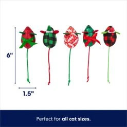 Frisco Holiday Santa Hat & Mistletoe Cat Tracks Cat Toy & Frisco Holiday Mice Cat Toy With Catnip, 5 Count 14 Frisco Holiday Santa Hat & Mistletoe Cat Tracks Cat Toy & Frisco Holiday Mice Cat Toy With Catnip, 5 Count -Frisco 986278 PT6. AC SS1800 V1698258116